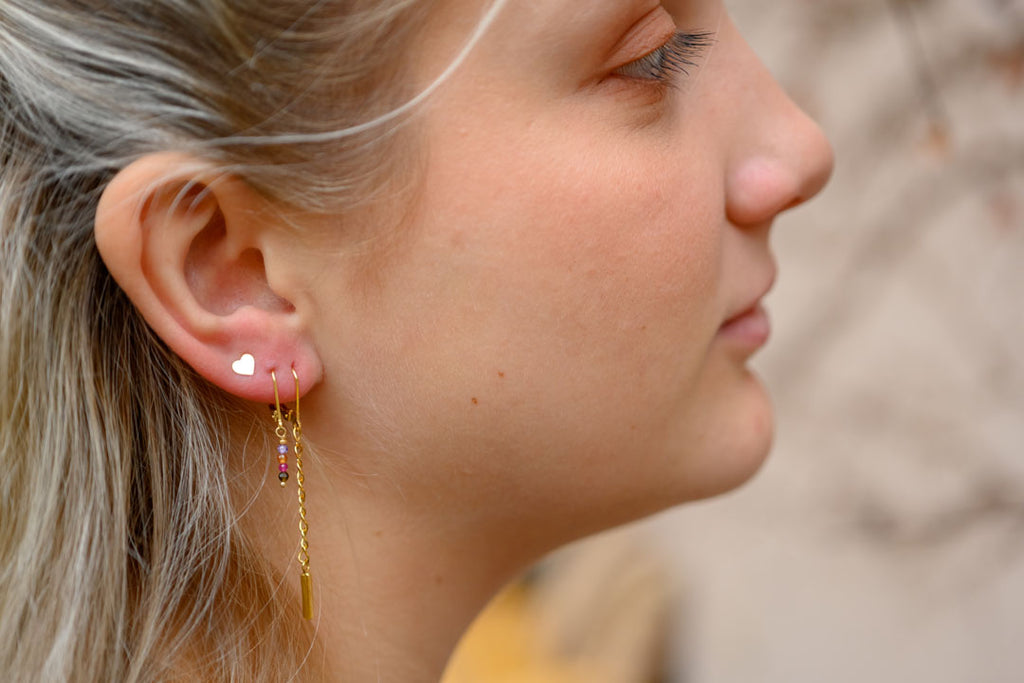 Stekertjes ♡ in (verguld) zilver