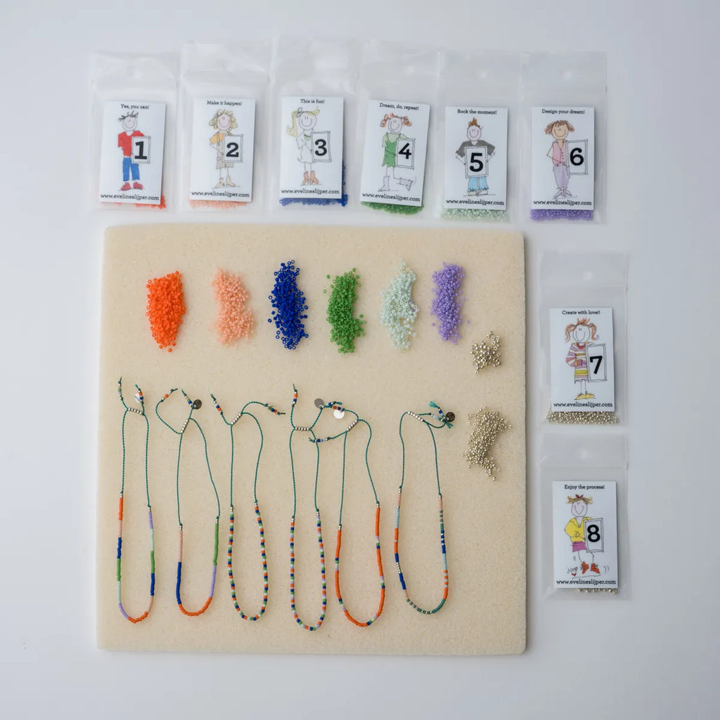 Startpakket Duo - 16 kralenkleurtjes (12 wensbandjes)