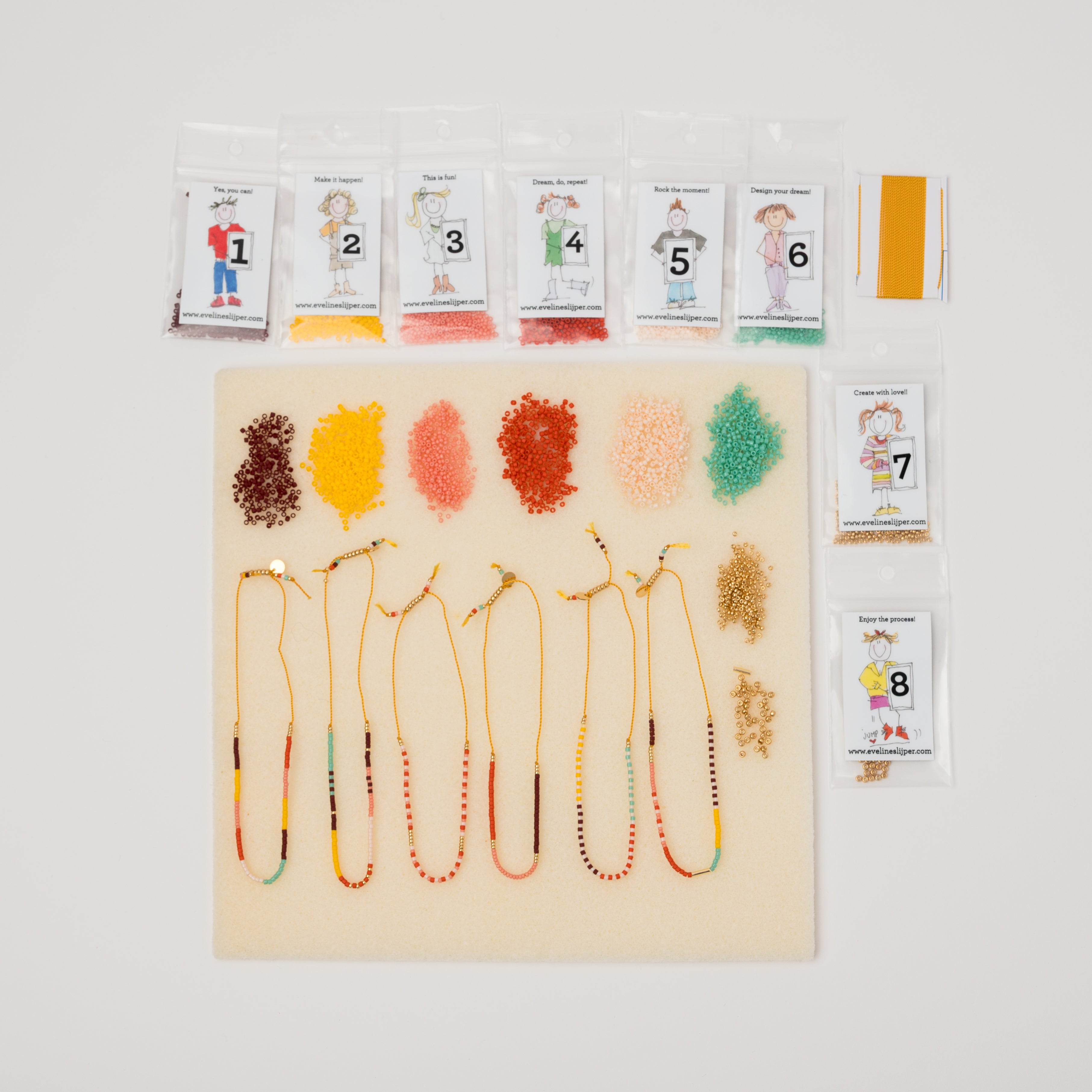 Startpakket Deluxe - 32 kralenkleurtjes (24 wensbandjes)