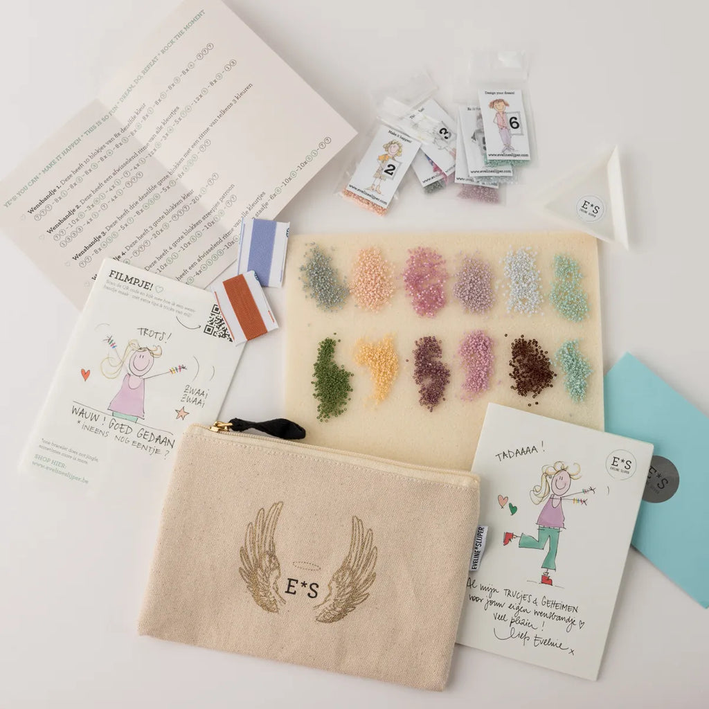 Startpakket Duo - 16 kralenkleurtjes (12 wensbandjes)