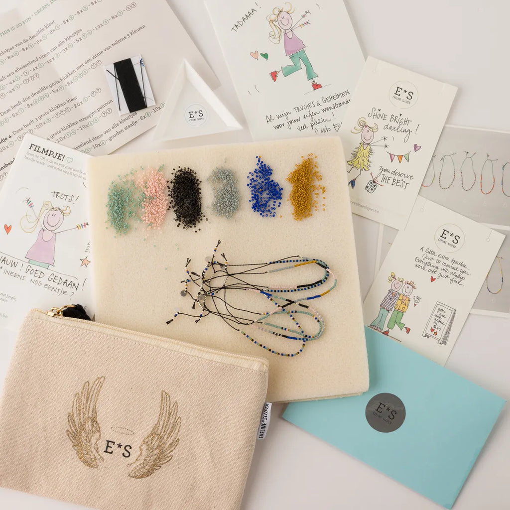 Startpakket Single - 8 kralenkleurtjes (6 wensbandjes)