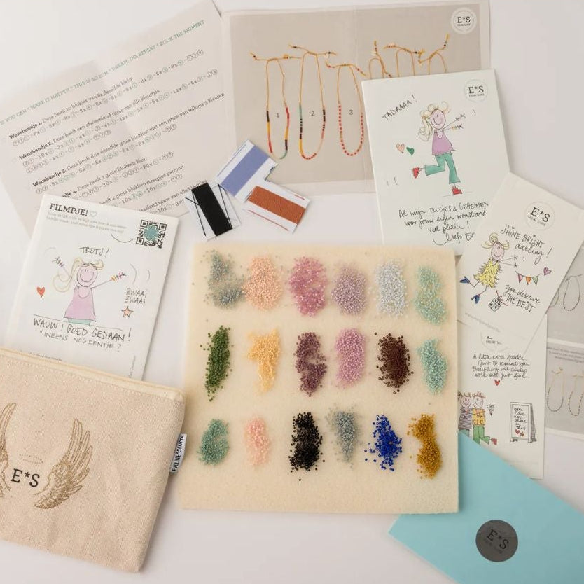 Startpakket Trio - 24 kralenkleurtjes (18 wensbandjes)