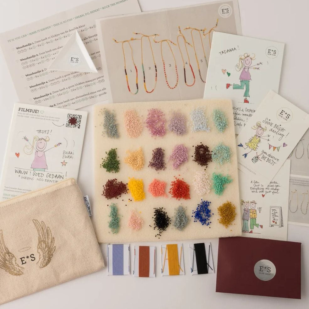Startpakket Deluxe - 32 kralenkleurtjes (24 wensbandjes)