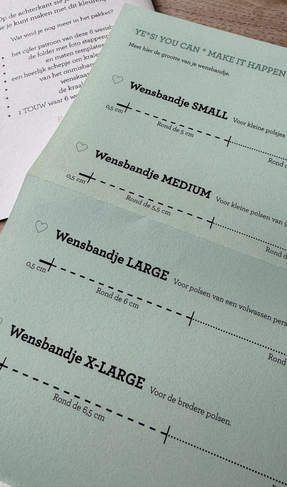 Startpakket Duo - 16 kralenkleurtjes (12 wensbandjes)